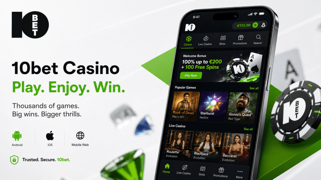 10bet Casino Bonus 