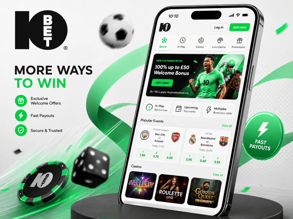 10bet Casino mobile app