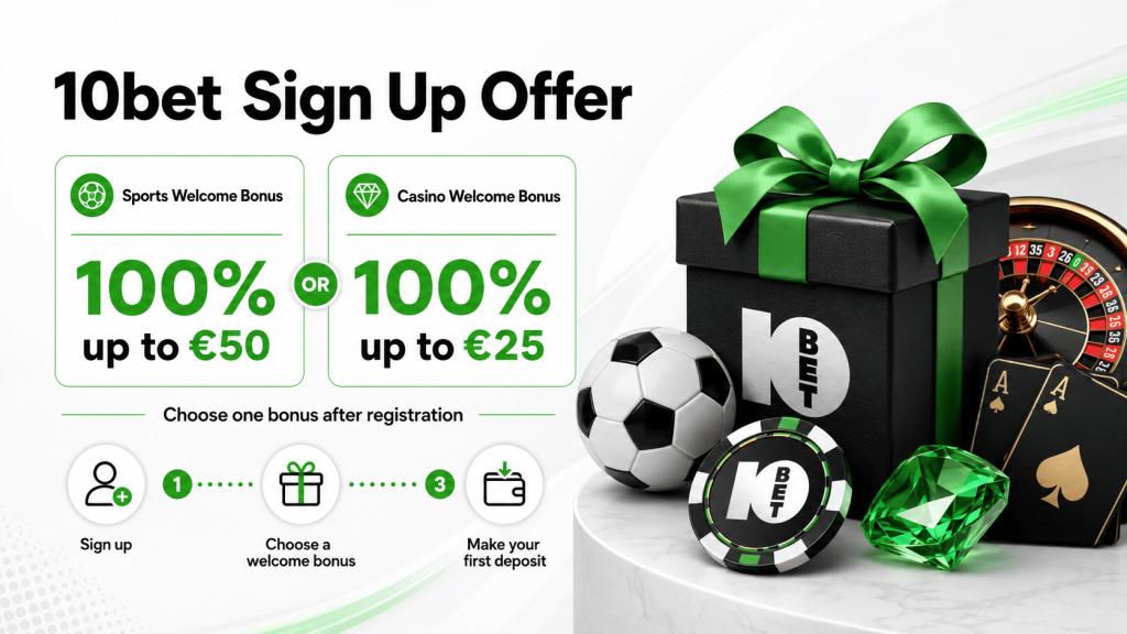 10bet Casino Sign Up
